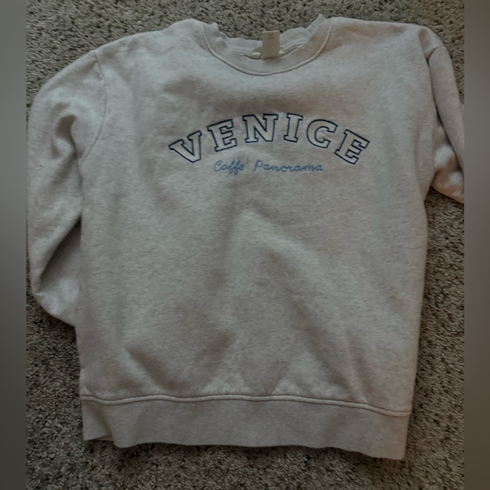 H&M embroidered Venice sweatshirt